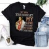 Elvis Presley My Idol Yesterday My Love Today My King Forever T Shirt