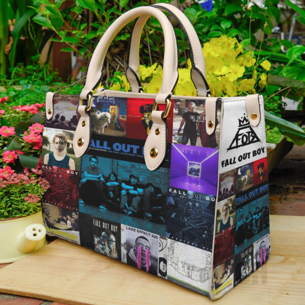 Fall Out Boy Women Leather Hand Bag