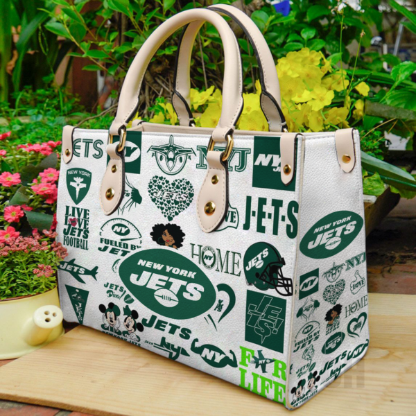 New York Jets Women Leather Hand Bag