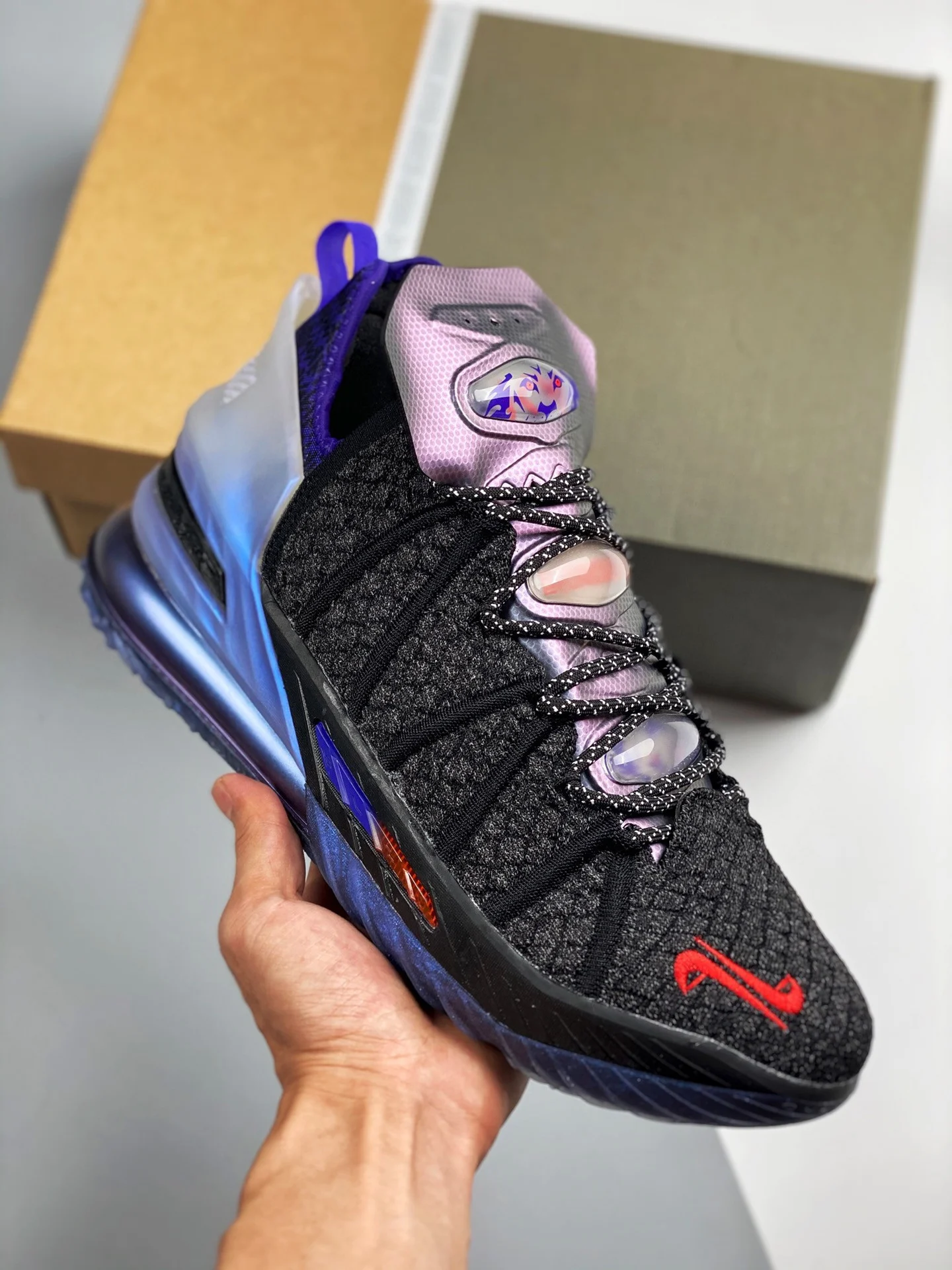 Kylian Mbappe x Nike LeBron 18 The Chosen 2 DB8148-001 For Sale