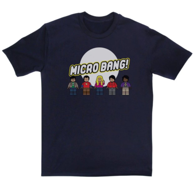 Microbang Mashup Inspired By Big Bang Theory The Lego Movie Unisex Classic T Shirt