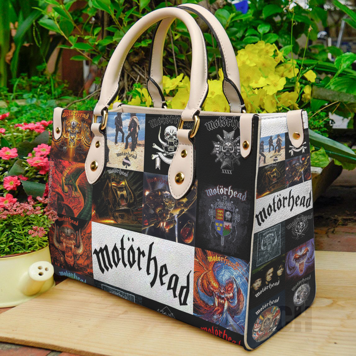 Motorhead Women Leather Hand Bag