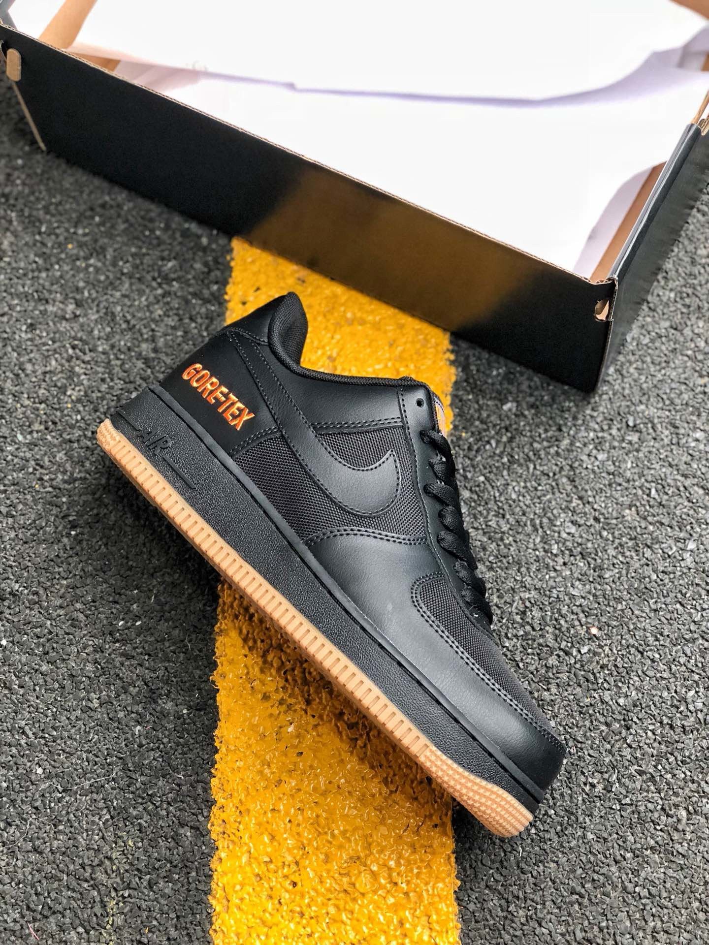 Nike Air Force 1 GORE-TEX Black Gum For Sale