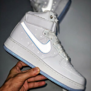 Nike Air Force 1 High Dare To Fly White Metallic Silver FB1865-101 For Sale