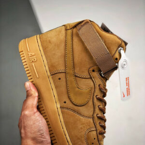 Nike Air Force 1 High Flax Wheat-Gum Light Brown-Black For Sale