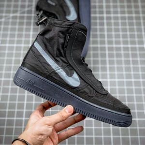 Nike Air Force 1 High Shell Black Grey BQ6096-001 For Sale