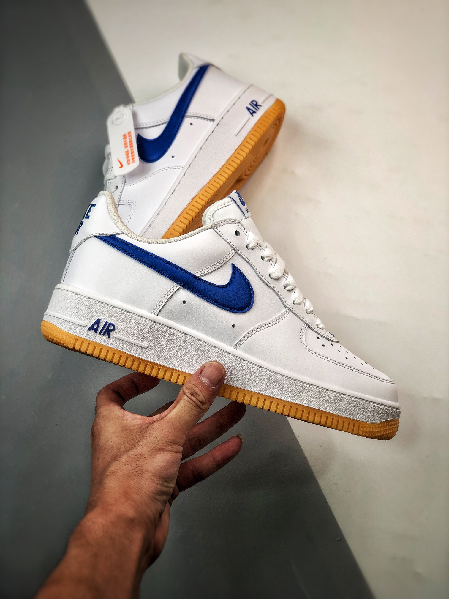 Nike Air Force 1 Low Since 82 White Varsity Royal-Gum DJ3911-101 For Sale