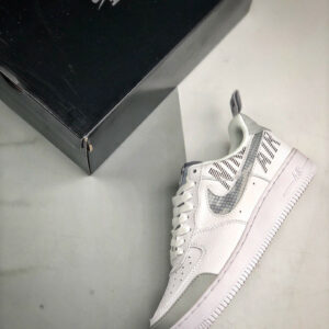 Nike Air Force 1 Low Under Constructioan White Wolf Grey-Black For Sale