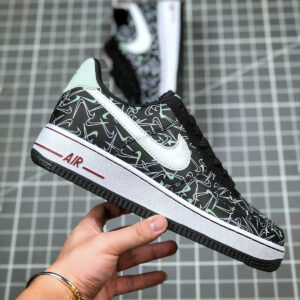 Nike Air Force 1 Low Valentines Day Black White BV0319-002 For Sale