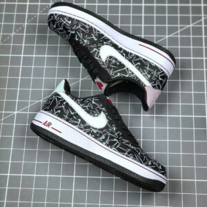 Nike Air Force 1 Low Valentines Day Black White BV0319-002 For Sale