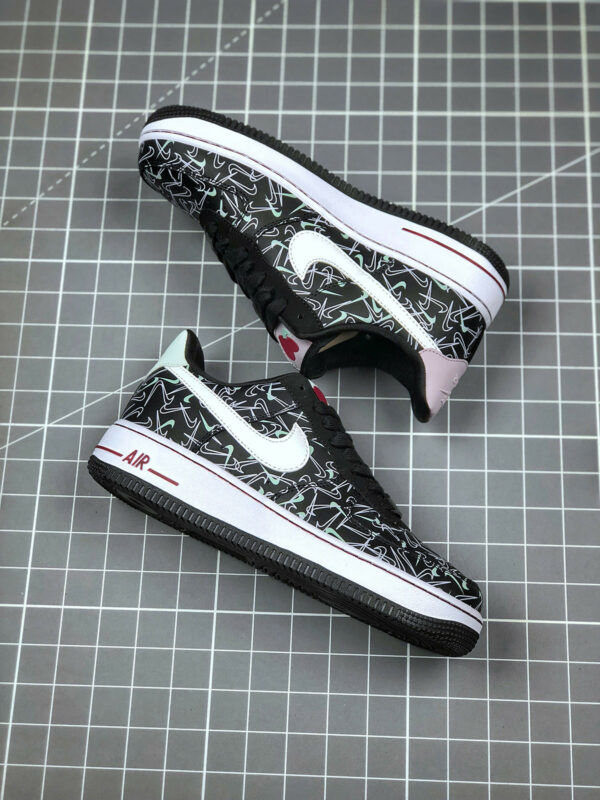 Nike Air Force 1 Low Valentines Day Black White BV0319-002 For Sale