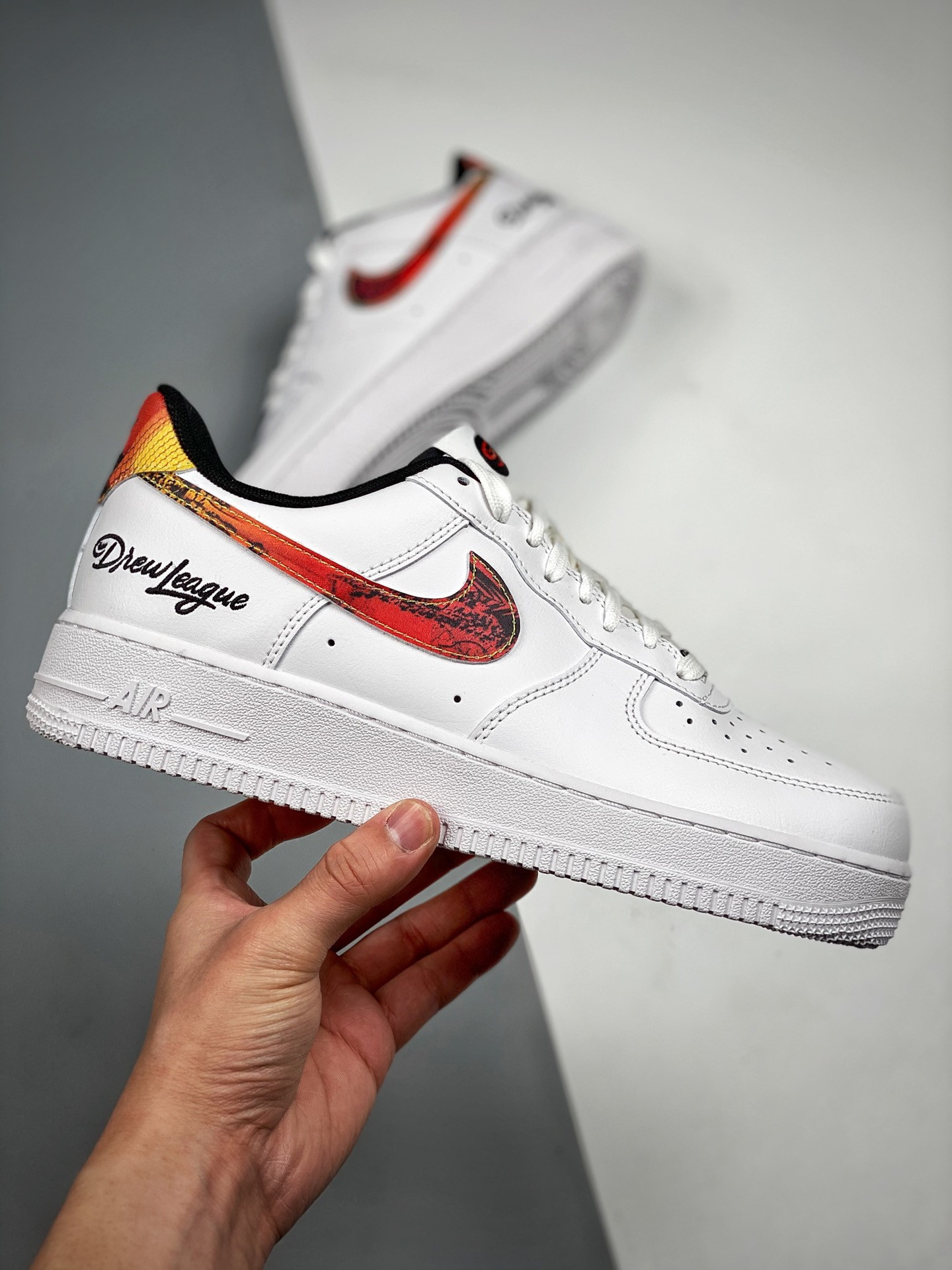 Nike Air Force 1 Low Drew League White Black-Multi-Color For Sale