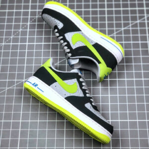 Nike Air Force 1 Low Reflect Silver Volt-Black For Sale