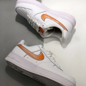 Nike Air Force 1 Low White Orange Peel For Sale