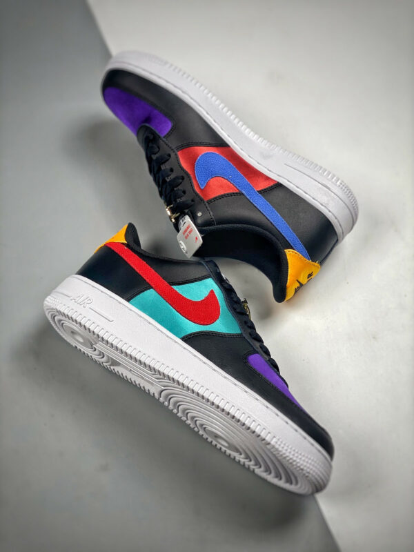 Nike Air Force 1 NBA And WNBA Black Washed Teal Court Purple Gym Red For Sale