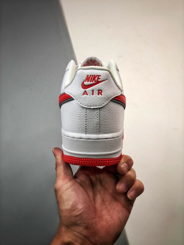 Nike Air Force 1 White Habanero Red Mini Swoosh For Sale