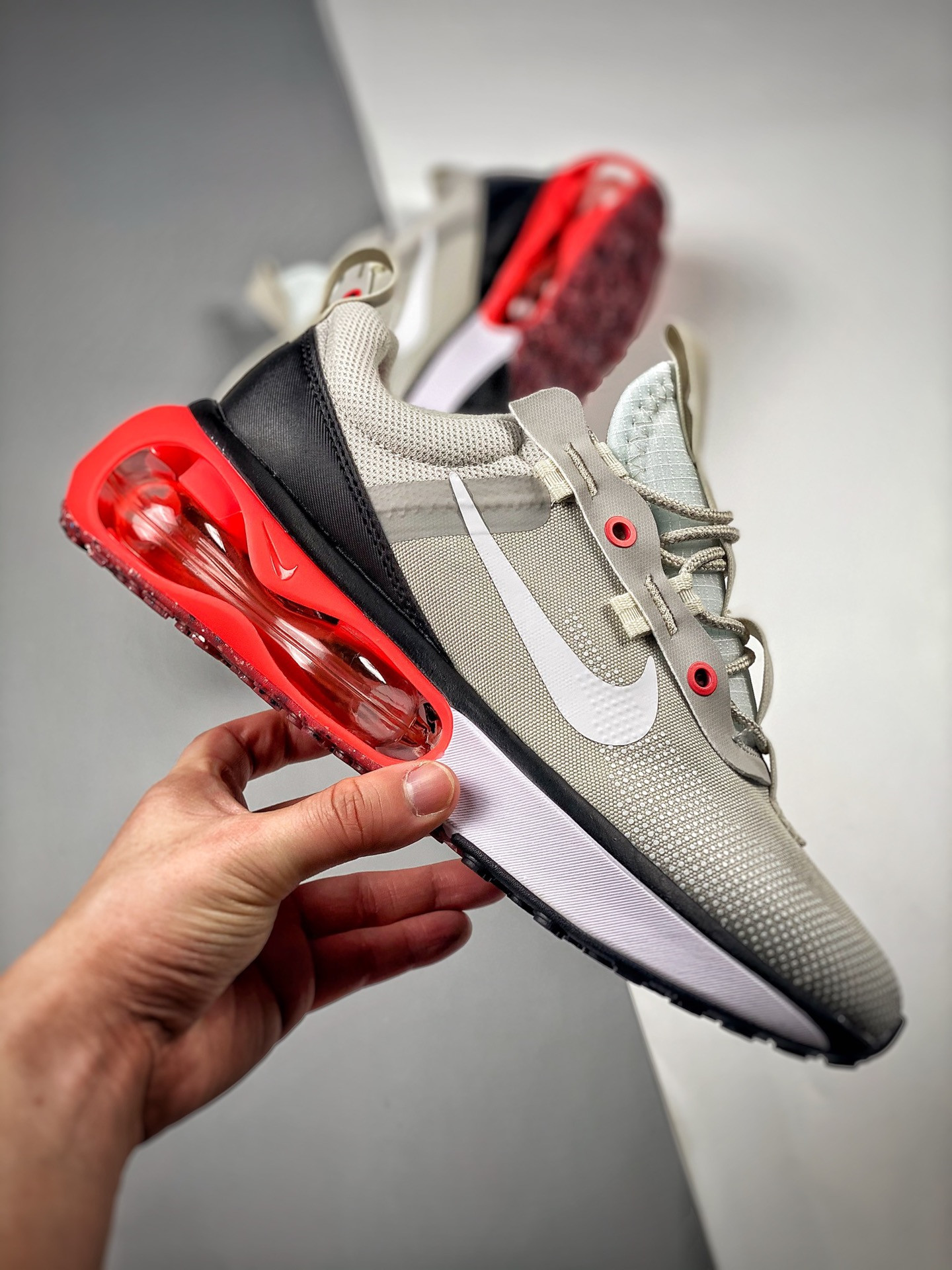 Nike Air Max 2021 Light Bone Flash Crimson For Sale