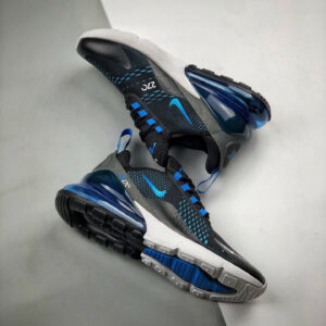 Nike Air Max 270 Black Photo Blue AH8050-019 For Sale