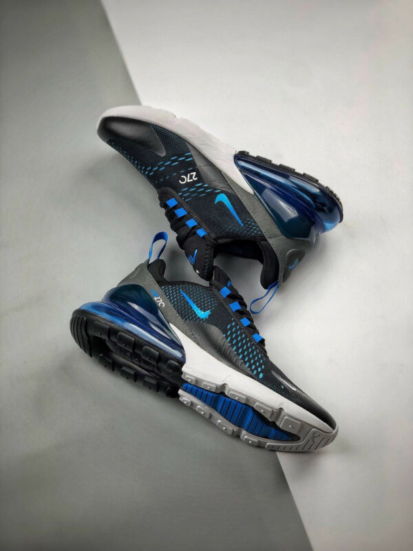 Nike Air Max 270 Black Photo Blue AH8050-019 For Sale