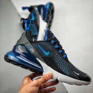 Nike Air Max 270 Black Photo Blue AH8050-019 For Sale