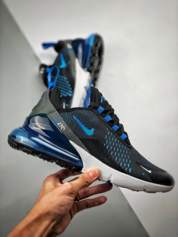 Nike Air Max 270 Black Photo Blue AH8050-019 For Sale