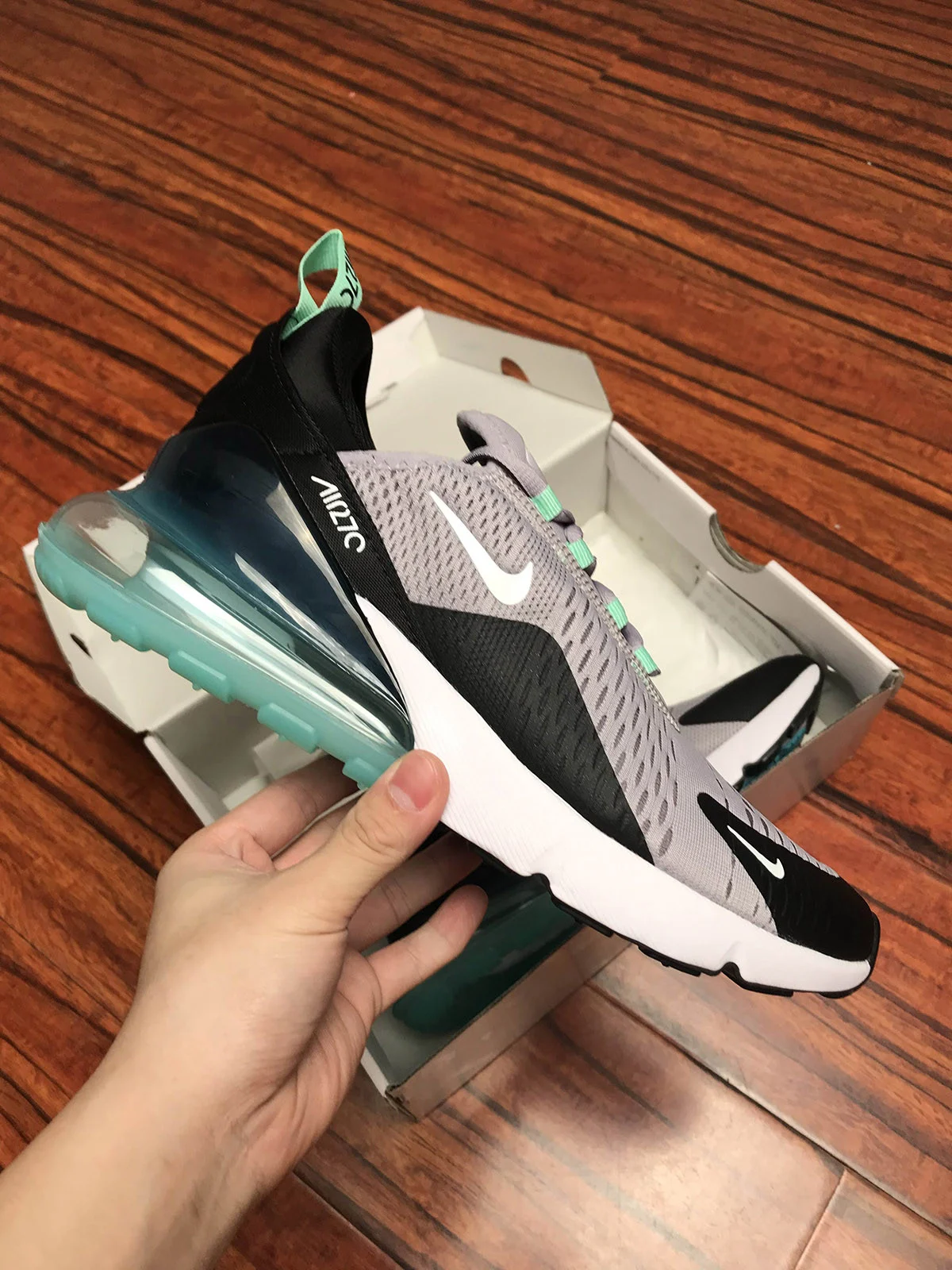 Nike Air Max 270 Fresh Mint Atmosphere Grey CJ0520-001 For Sale