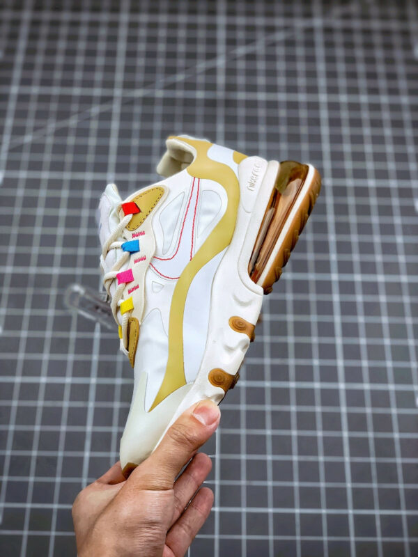 Nike Air Max 270 React Pale Ivory CQ0208-101 For Sale