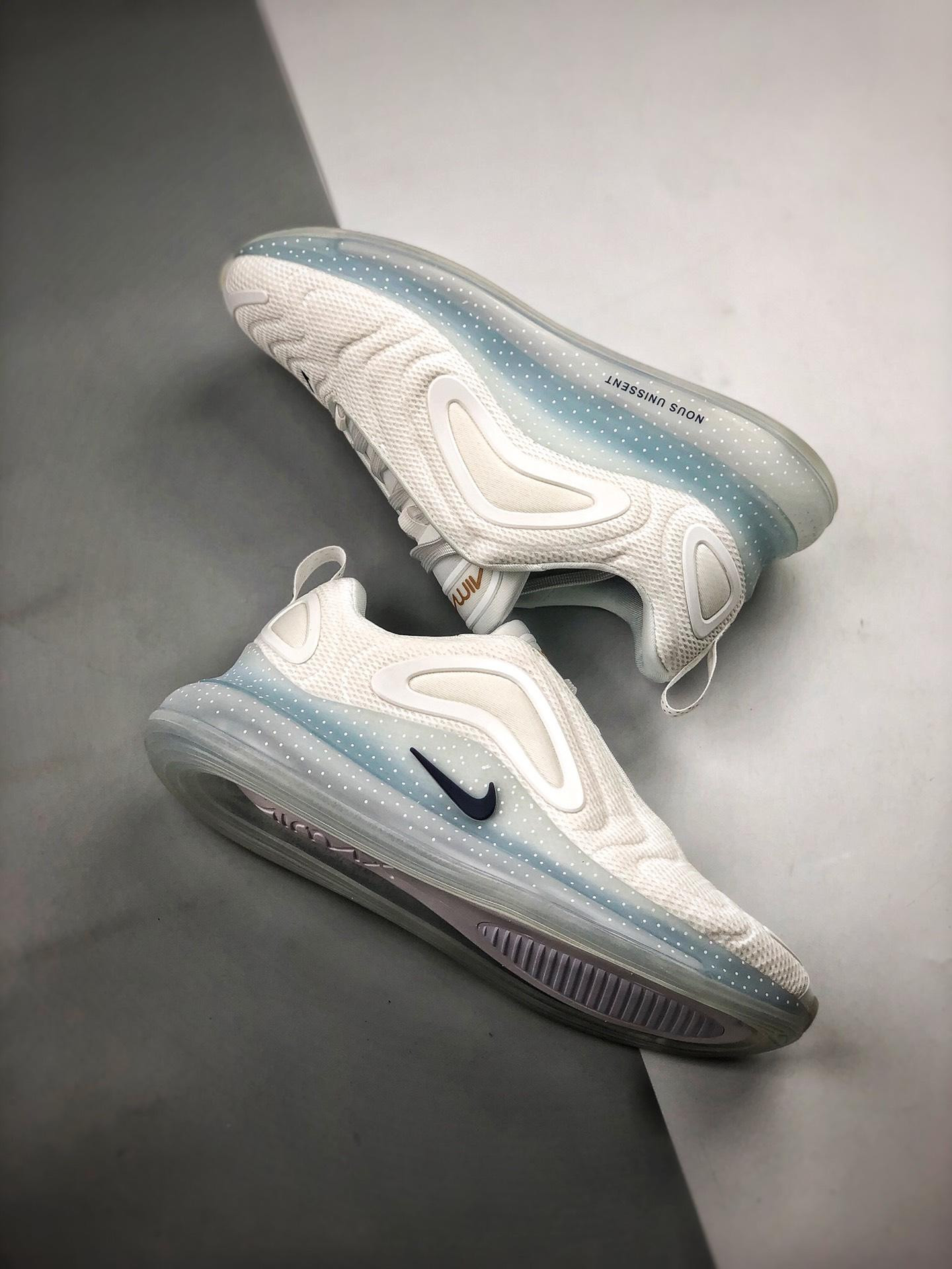 Nike Air Max 720 France White Midnight Navy-Metallic Red Bronze For Sale