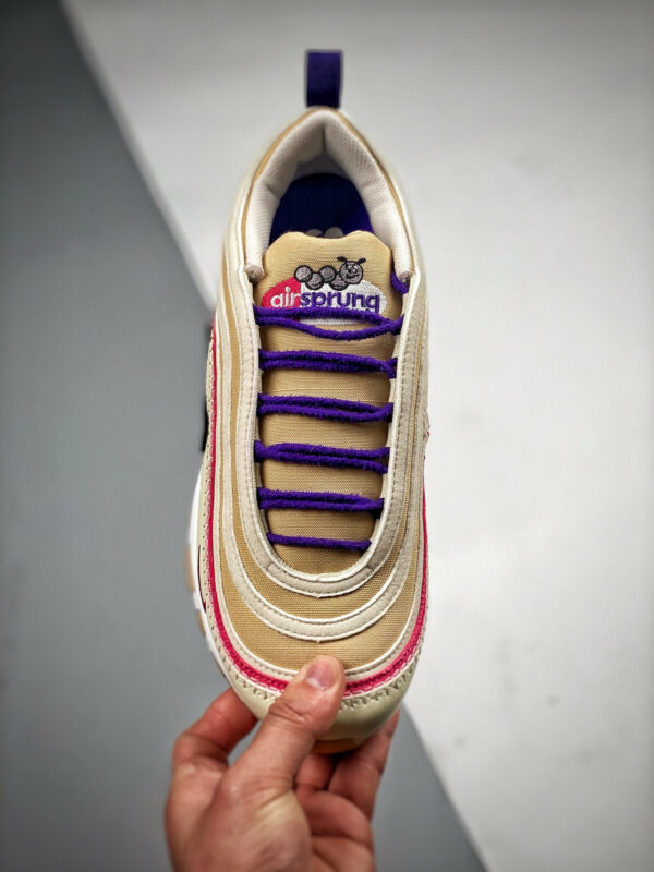 Nike Air Max 97 Air Sprung Tan Purple-Pink For Sale