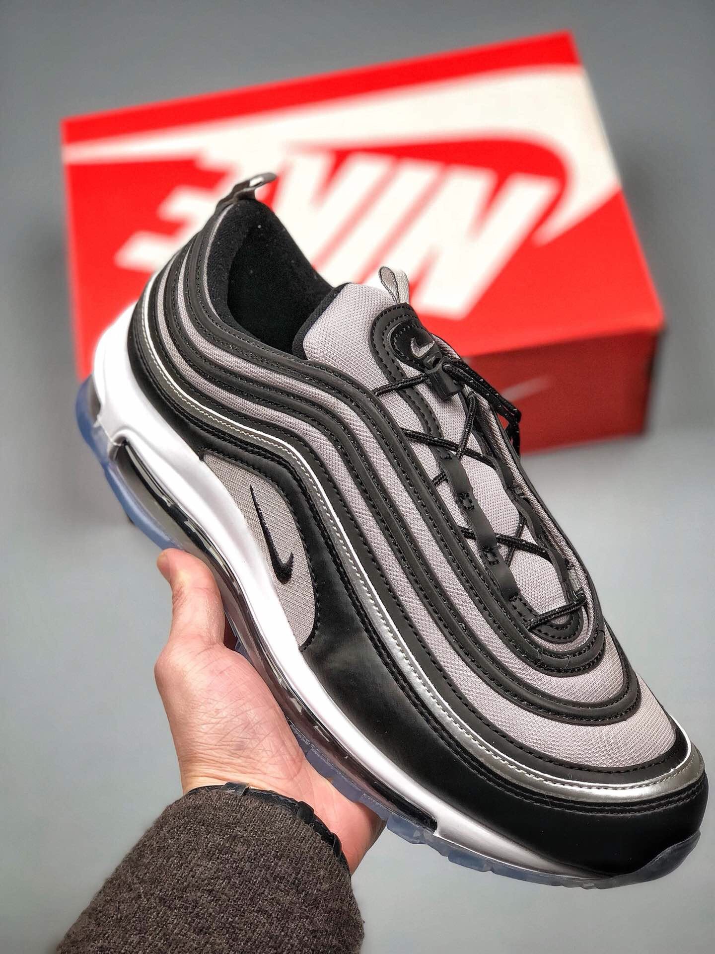 Nike Air Max 97 RFT Black Grey With Icy Soles