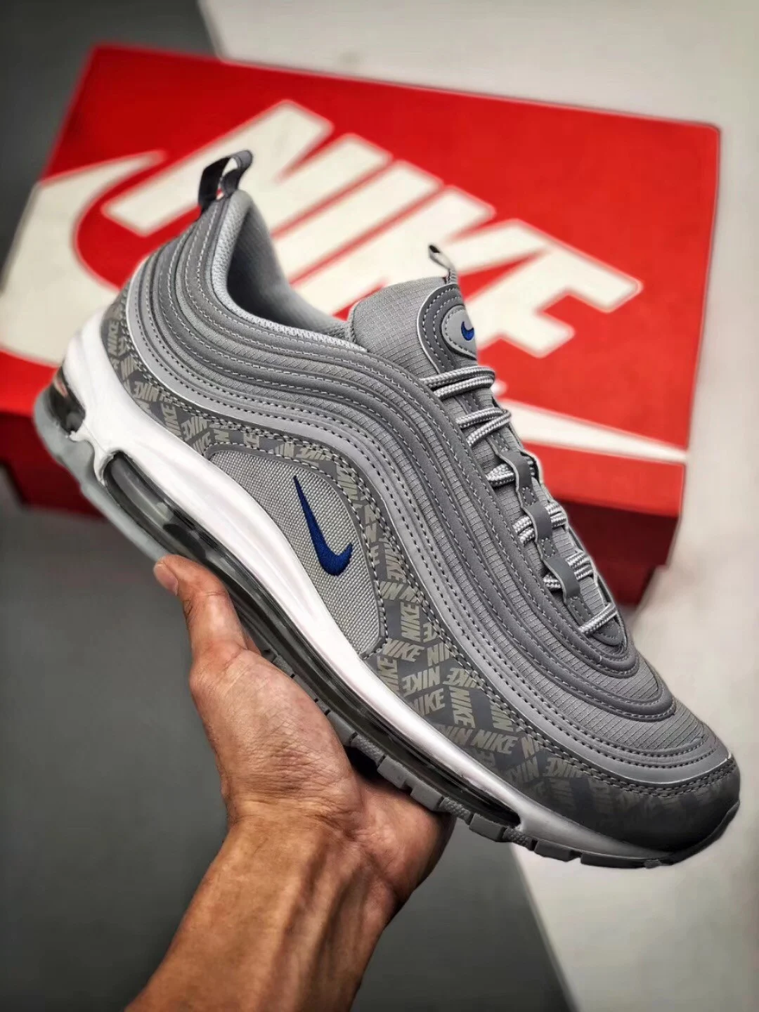 Nike Air Max 97 Wolf Grey Game Royal BQ3165-001 On Sale