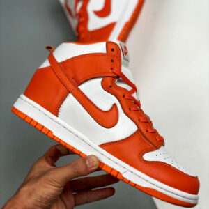 Nike Dunk High Syracuse White Orange Blaze For Sale