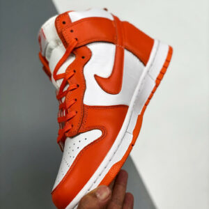 Nike Dunk High Syracuse White Orange Blaze For Sale