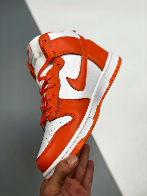 Nike Dunk High Syracuse White Orange Blaze For Sale