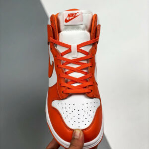 Nike Dunk High Syracuse White Orange Blaze For Sale