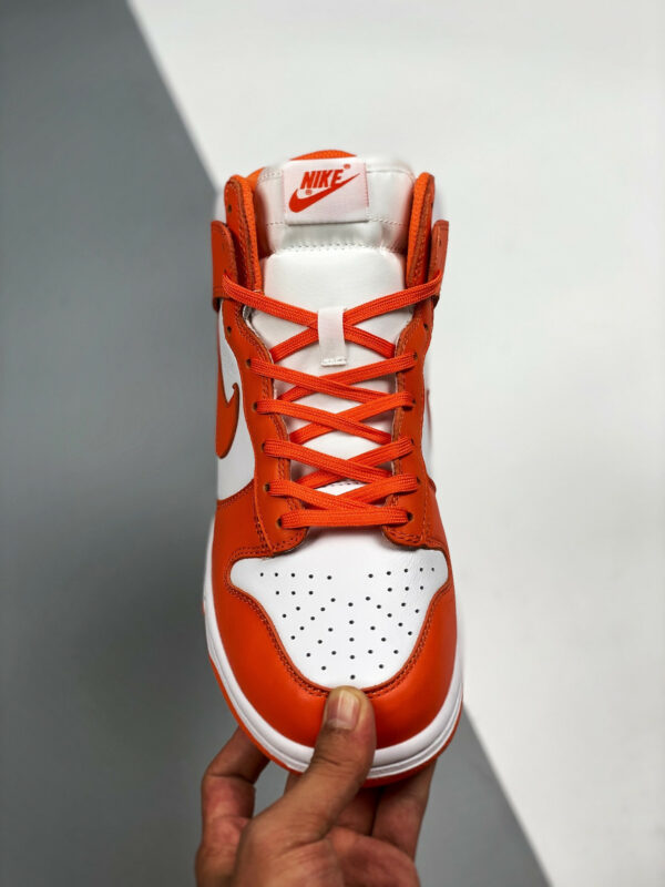 Nike Dunk High Syracuse White Orange Blaze For Sale