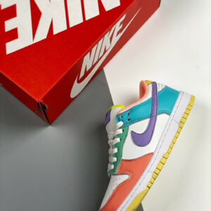 Nike Dunk Low Easter White Green Glow-Sunset Pulse For Sale