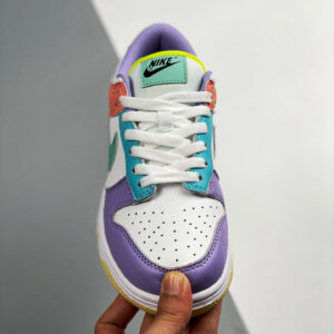 Nike Dunk Low Easter White Green Glow-Sunset Pulse For Sale