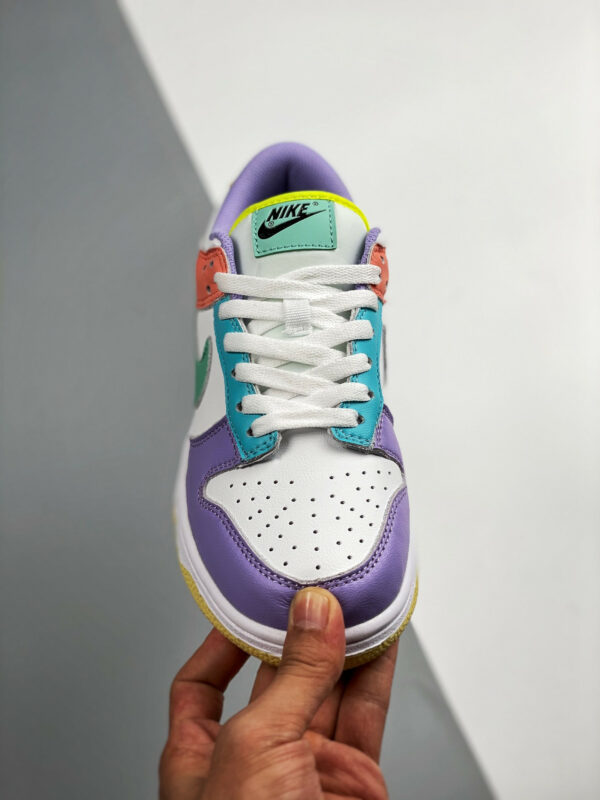 Nike Dunk Low Easter White Green Glow-Sunset Pulse For Sale