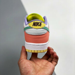 Nike Dunk Low Easter White Green Glow-Sunset Pulse For Sale