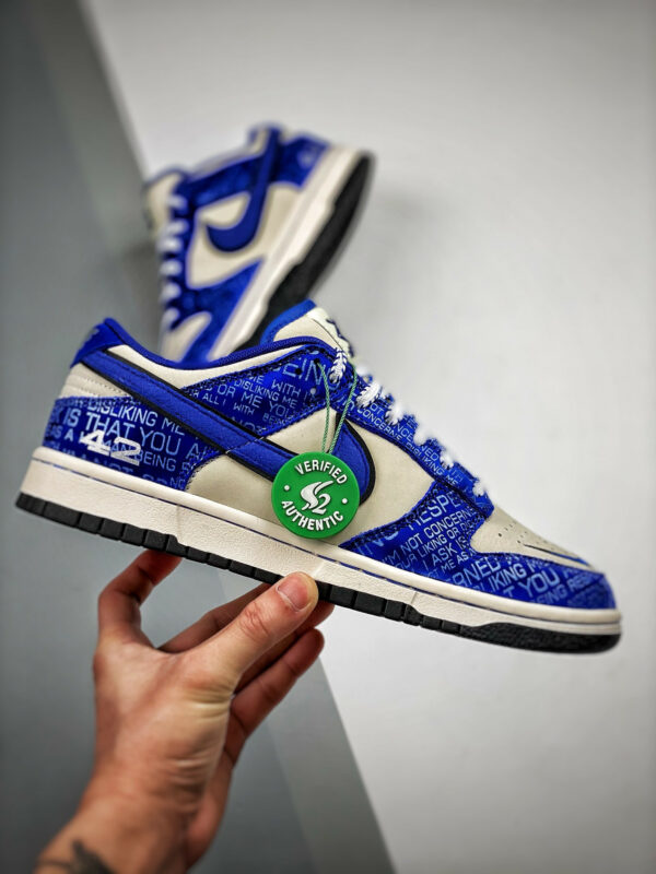 Nike Dunk Low Jackie Robinson Racer Blue Coconut DV2122-400 For Sale