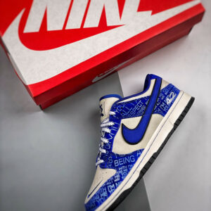 Nike Dunk Low Jackie Robinson Racer Blue Coconut DV2122-400 For Sale