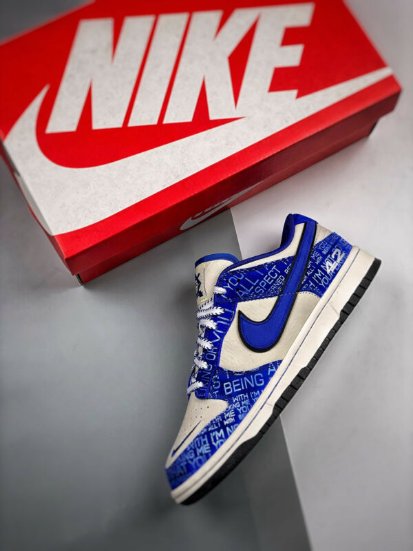 Nike Dunk Low Jackie Robinson Racer Blue Coconut DV2122-400 For Sale