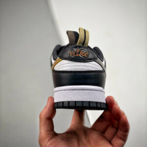 Nike Dunk Low Off Noir White Metallic Gold DH9764-001 For Sale