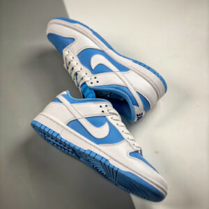 Nike Dunk Low Reverse UNC University Blue White-Royal Blue For Sale