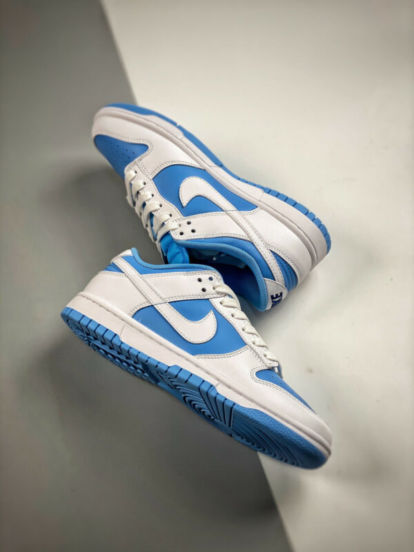 Nike Dunk Low Reverse UNC University Blue White-Royal Blue For Sale