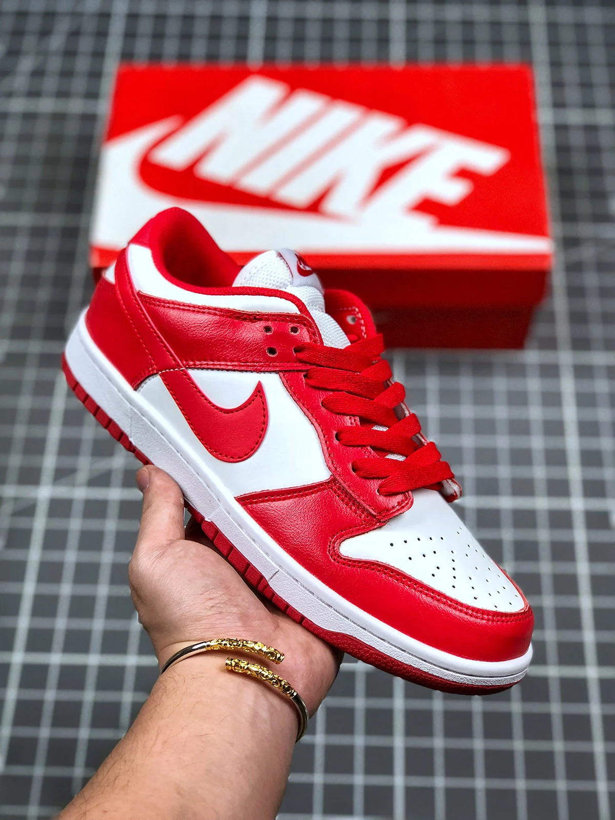 Nike Dunk Low SP White University Red CU1727-100 For Sale