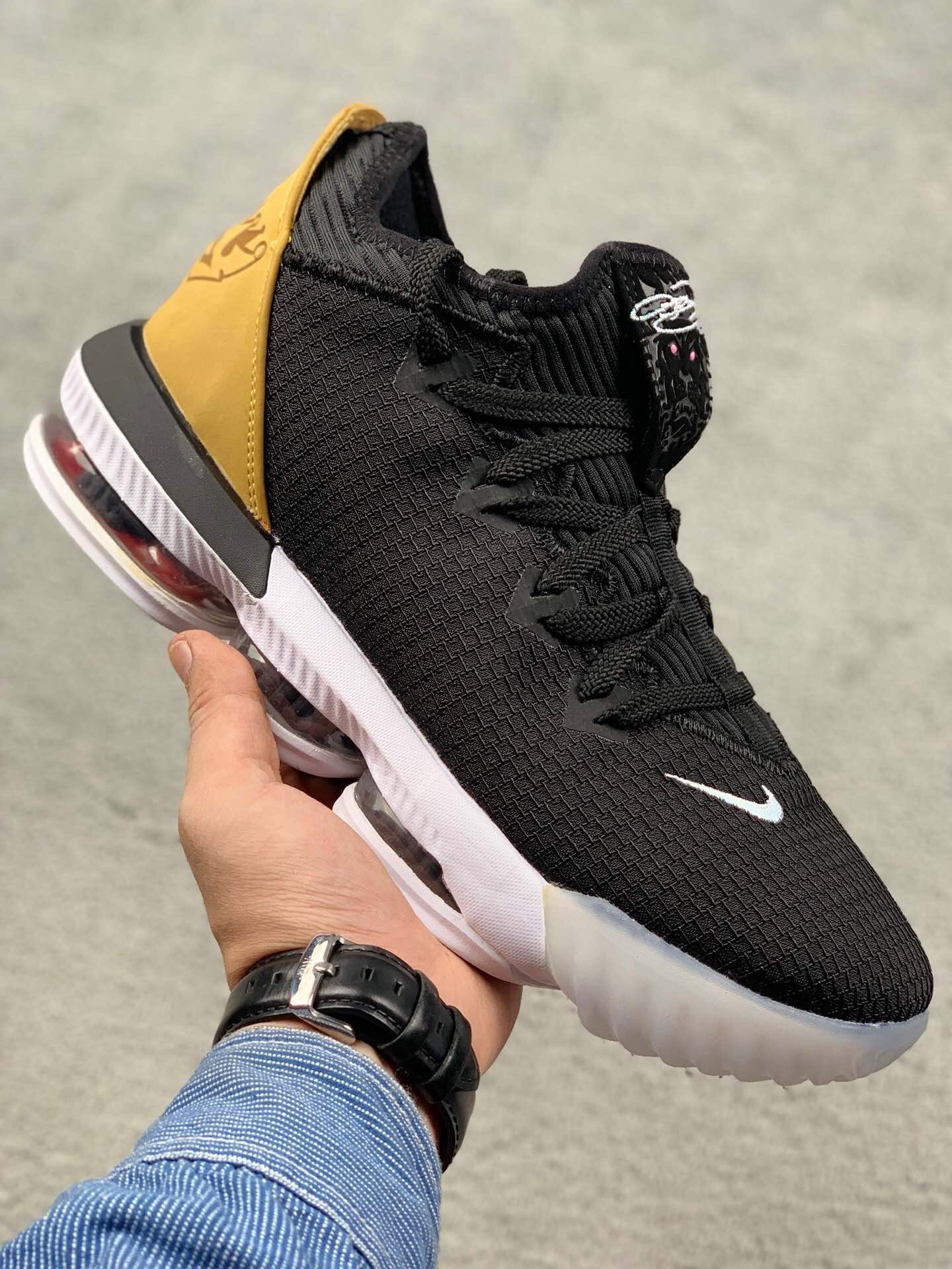 Nike LeBron 16 Low Soundtrack Black Multicolor-White For Sale