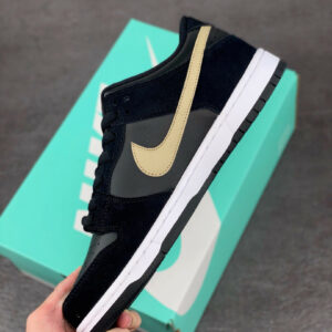 Nike SB Dunk Low Takashi Black Metallic Gold-White For Sale