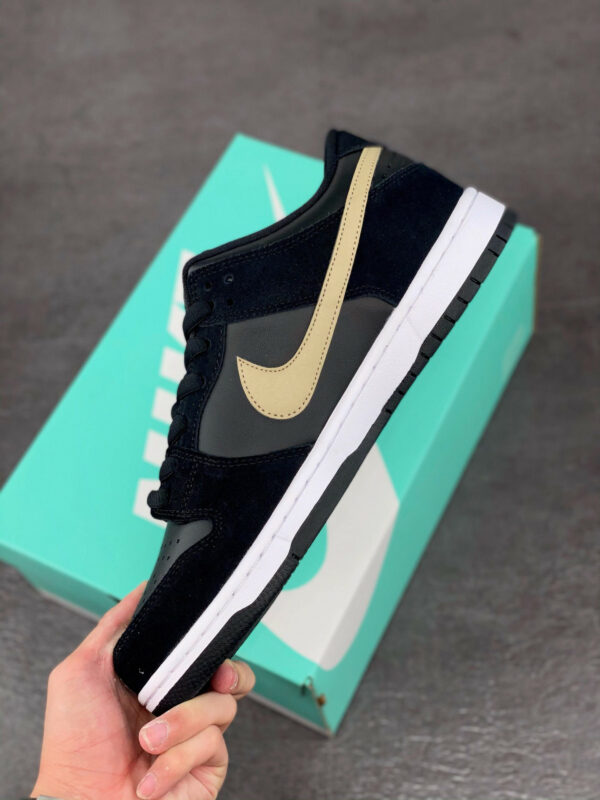 Nike SB Dunk Low Takashi Black Metallic Gold-White For Sale